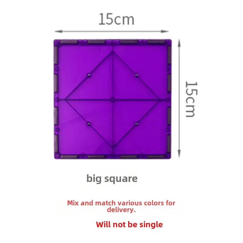 Magnetic Building Blocks Refill Set Large Size for Kids - Image 13