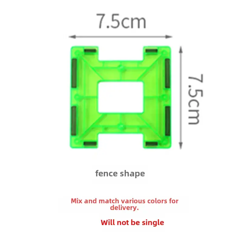 Magnetic Building Blocks Refill Set Large Size for Kids - Image 4