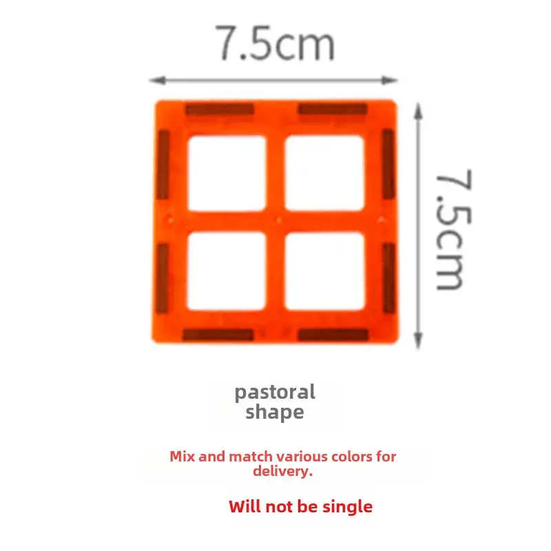 Magnetic Building Blocks Refill Set Large Size for Kids - Image 5
