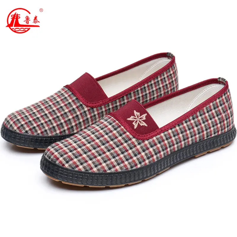 Lutai Spring and Autumn Women's Casual Shoes Labor Shoes Work Shoes Lightweight Comfortable Breathable Soft Bottom Rubber Sole Women's Shoes Walking Shoes