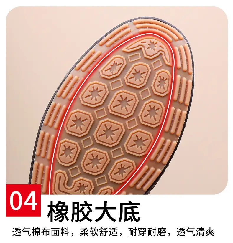 Lutai Spring and Autumn Women's Casual Shoes Labor Shoes Work Shoes Lightweight Comfortable Breathable Soft Bottom Rubber Sole Women's Shoes Walking Shoes — feature 11