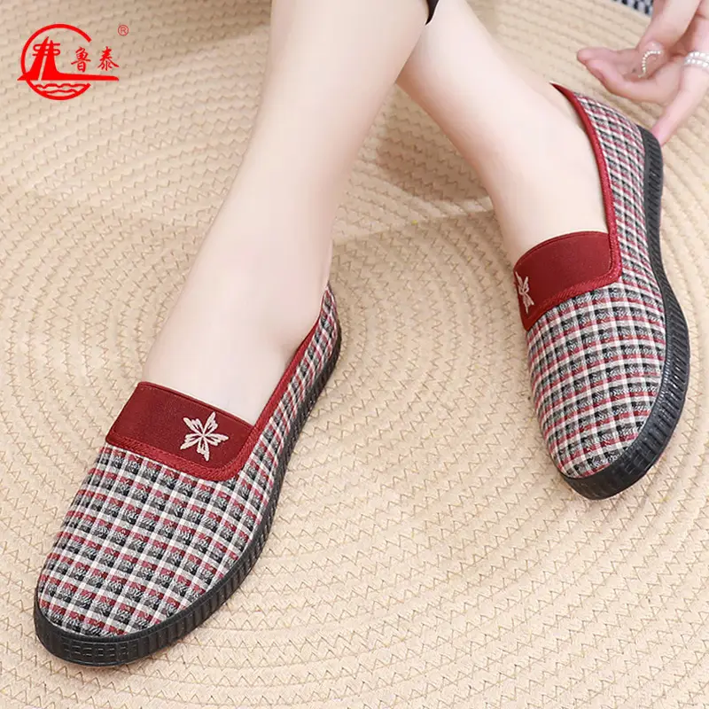 Lutai Spring and Autumn Women's Casual Shoes Labor Shoes Work Shoes Lightweight Comfortable Breathable Soft Bottom Rubber Sole Women's Shoes Walking Shoes — feature 17