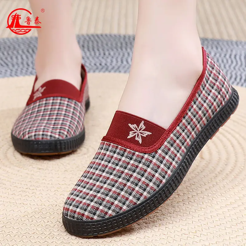 Lutai Spring and Autumn Women's Casual Shoes Labor Shoes Work Shoes Lightweight Comfortable Breathable Soft Bottom Rubber Sole Women's Shoes Walking Shoes — feature 18