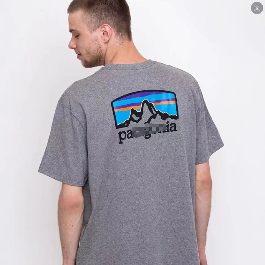 Men Maroon Mountain Print T-Shirt Loose Fit - Image 13