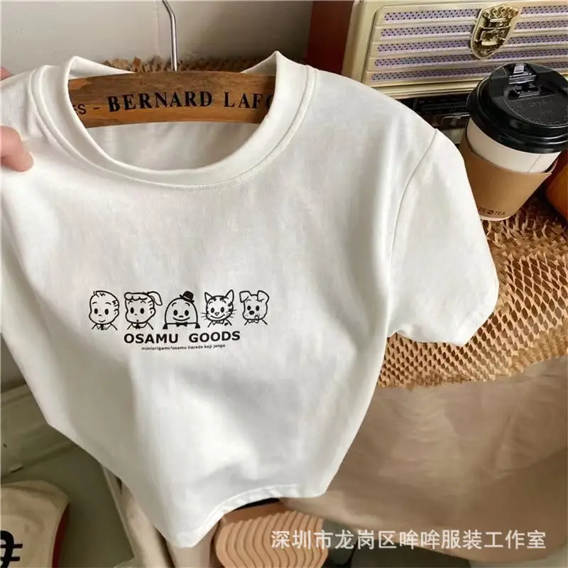 100 Cotton Cartoon Harada Printed T-Shirt for Boys Girls Summer Wear — feature 11