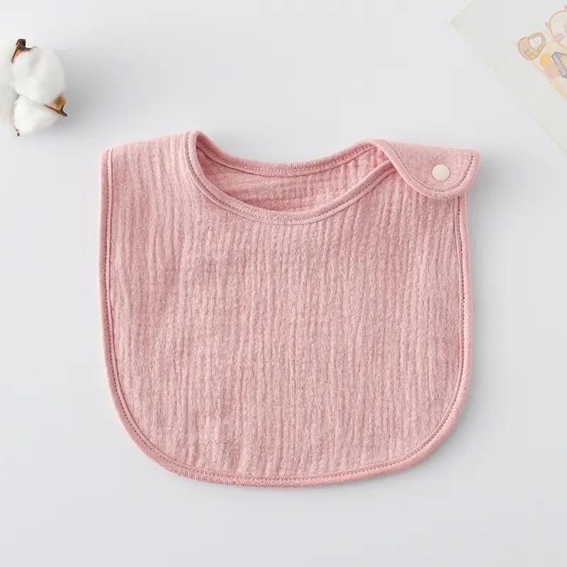 Korean Gauze Cotton Newborn Baby Bib Olive Green - Image 57