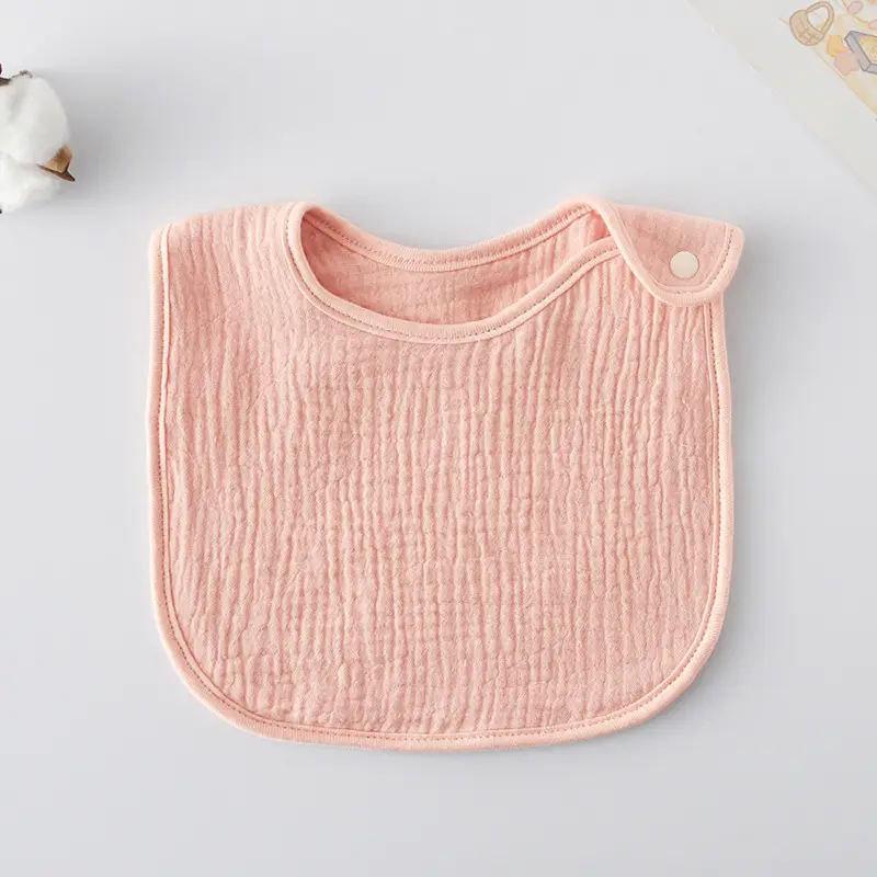 Korean Gauze Cotton Newborn Baby Bib Olive Green - Image 63
