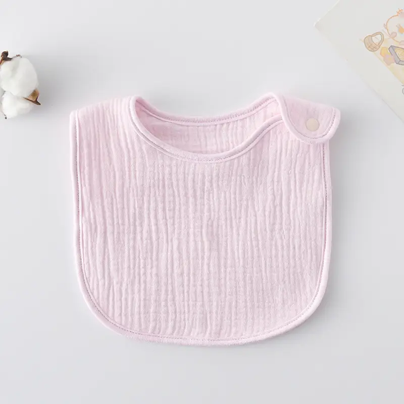 Korean Gauze Cotton Newborn Baby Bib Olive Green - Image 65