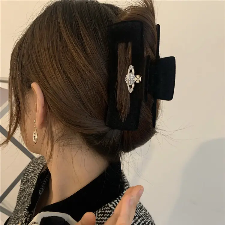 New Metal Hairpin Large Clip for Women High End Jewelry — feature 14