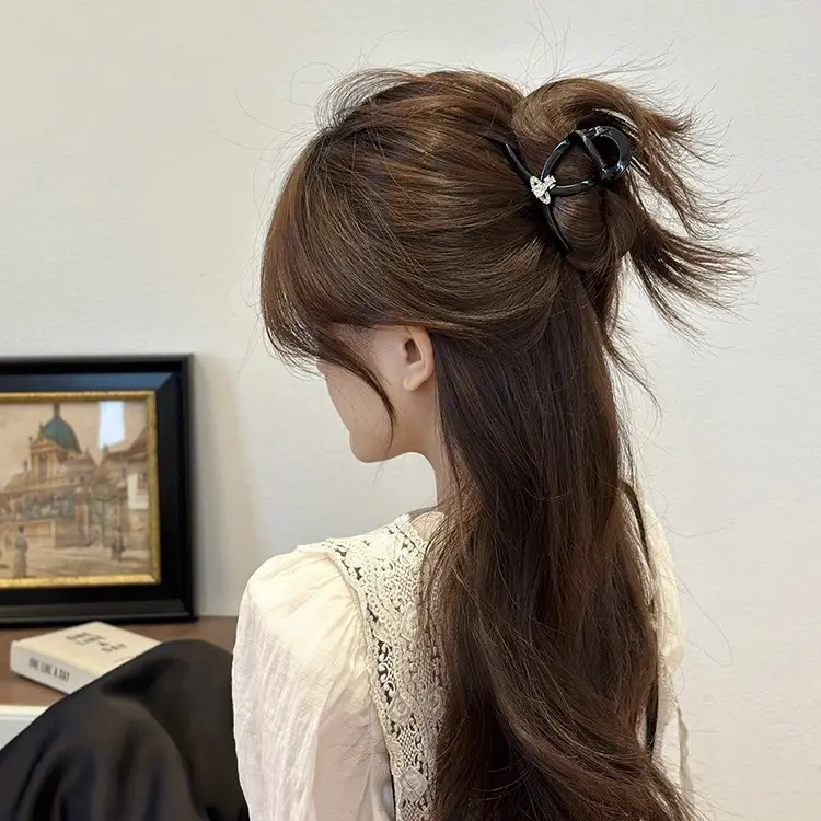 New Metal Hairpin Large Clip for Women High End Jewelry — feature 9