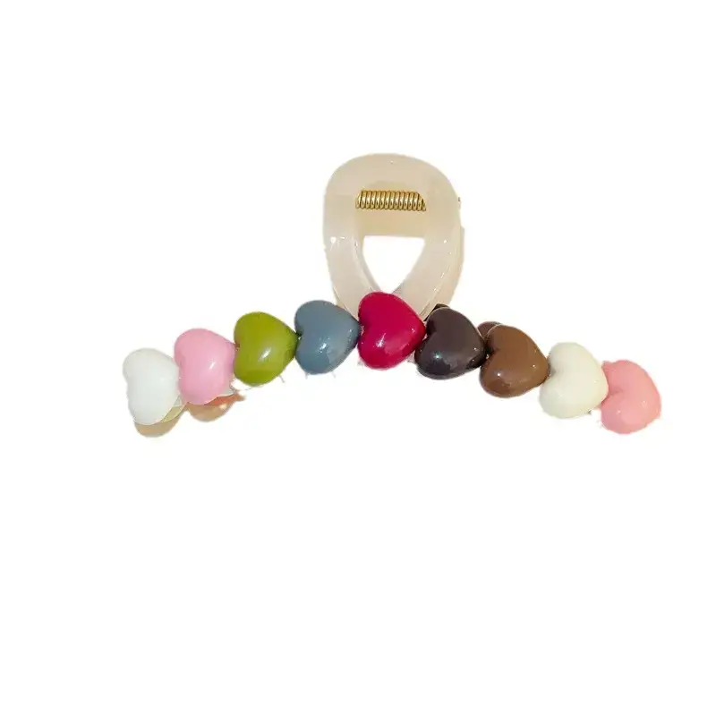 Cute Rainbow Hairpin Women's Head 2023 New Clamp Large - Image 6