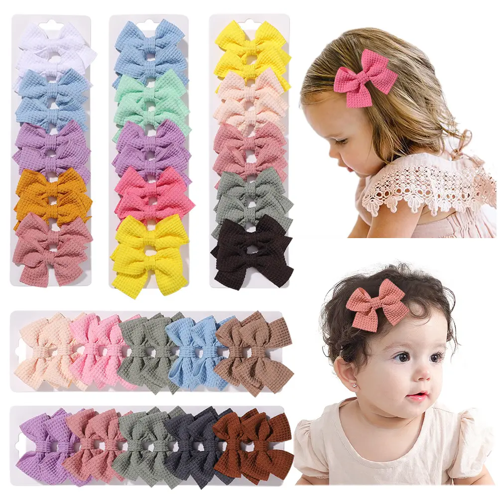 Pink Bow Hairpin for Girls 3 Pcs - Image 37