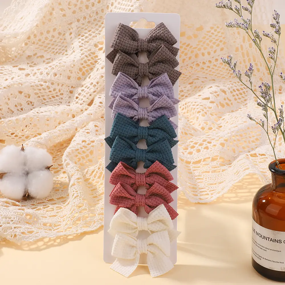 Pink Bow Hairpin for Girls 3 Pcs - Image 6