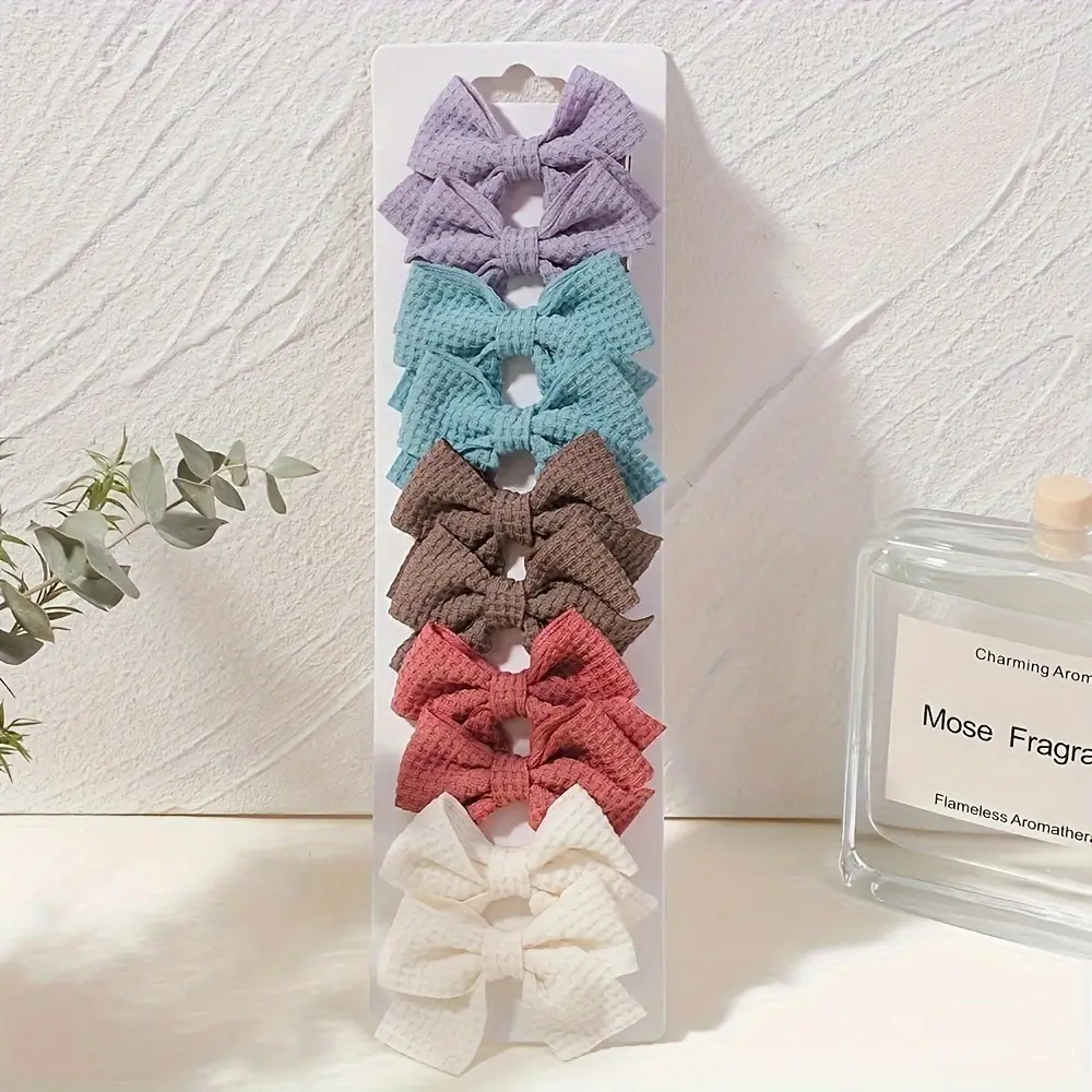 Pink Bow Hairpin for Girls 3 Pcs - Image 7