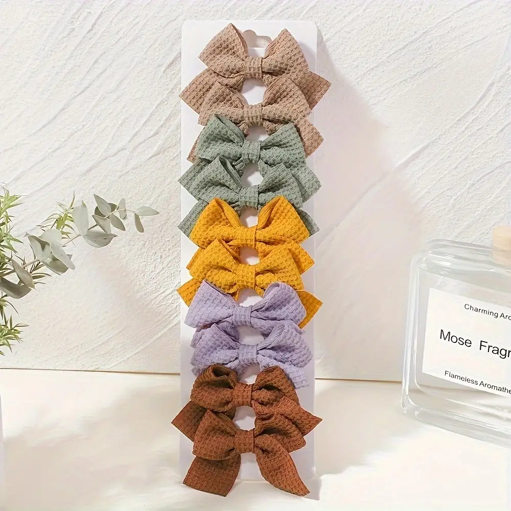 Pink Bow Hairpin for Girls 3 Pcs - Image 8