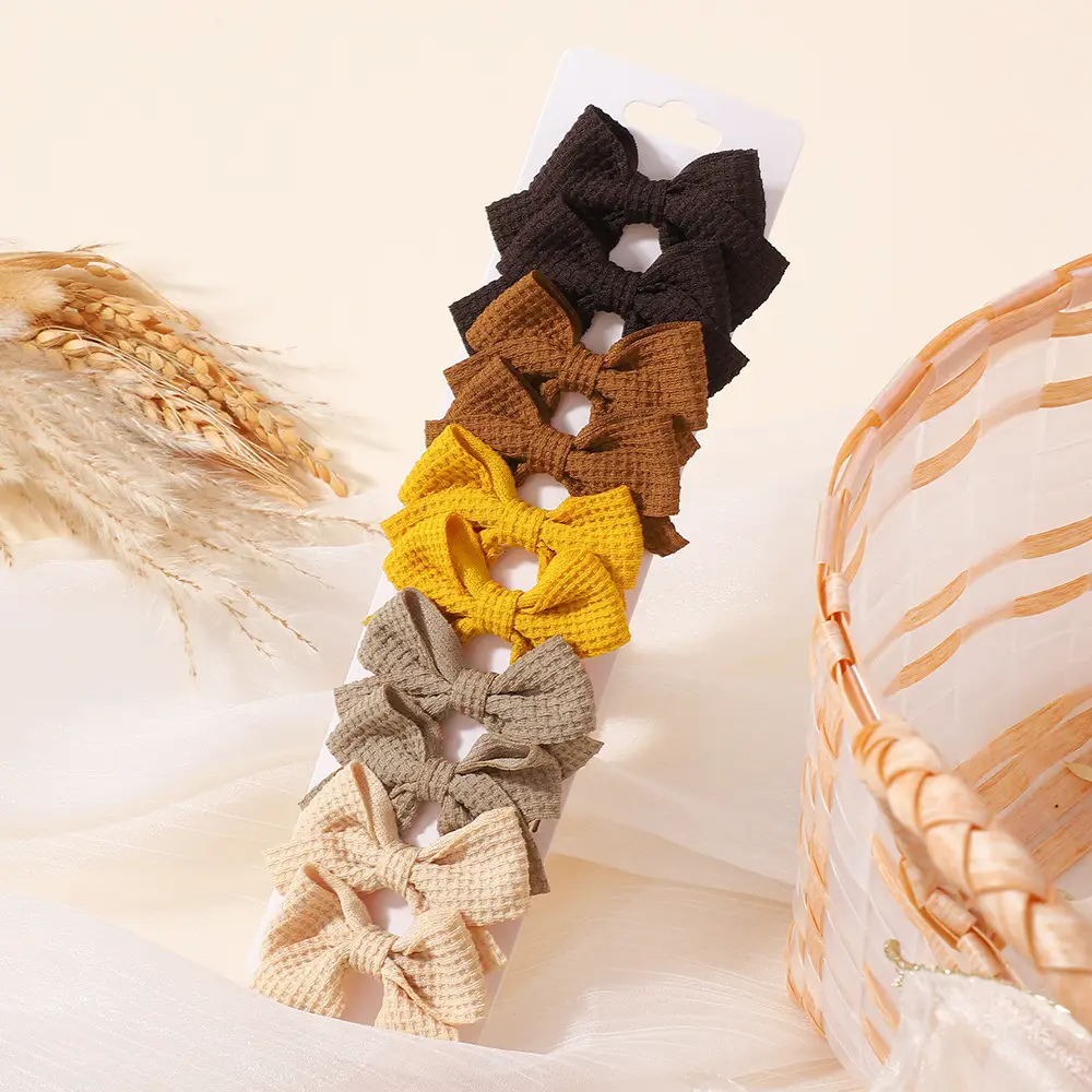 Pink Bow Hairpin for Girls 3 Pcs - Image 9