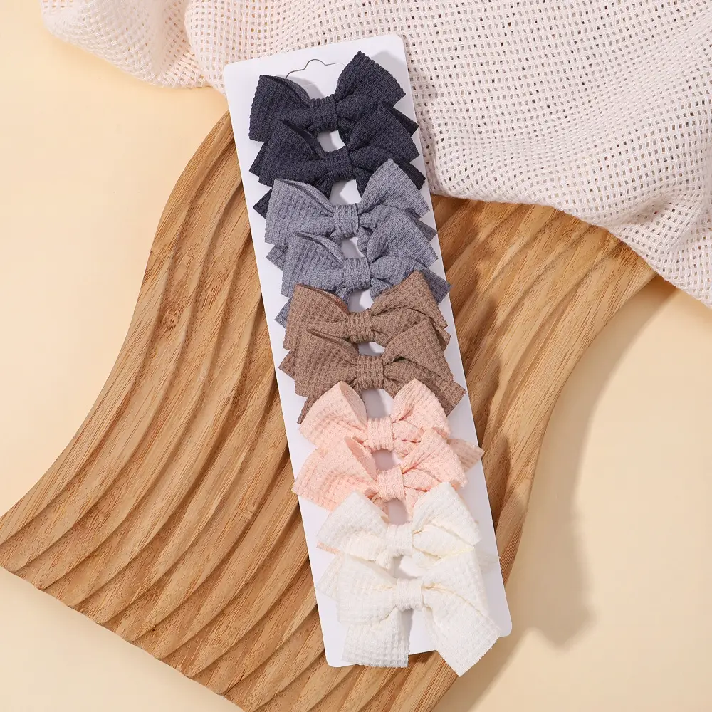 Pink Bow Hairpin for Girls 3 Pcs - Image 13