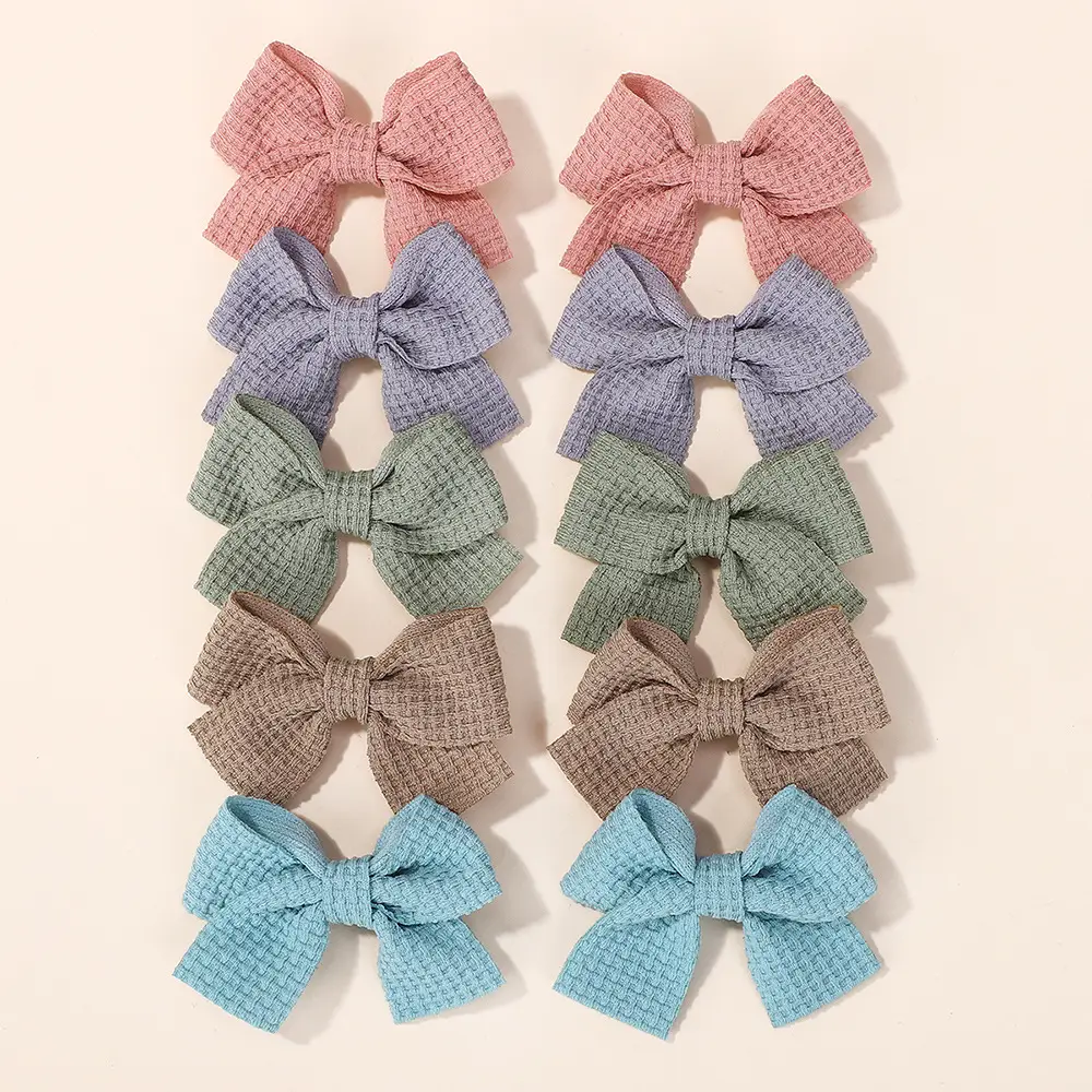Pink Bow Hairpin for Girls 3 Pcs - Image 19