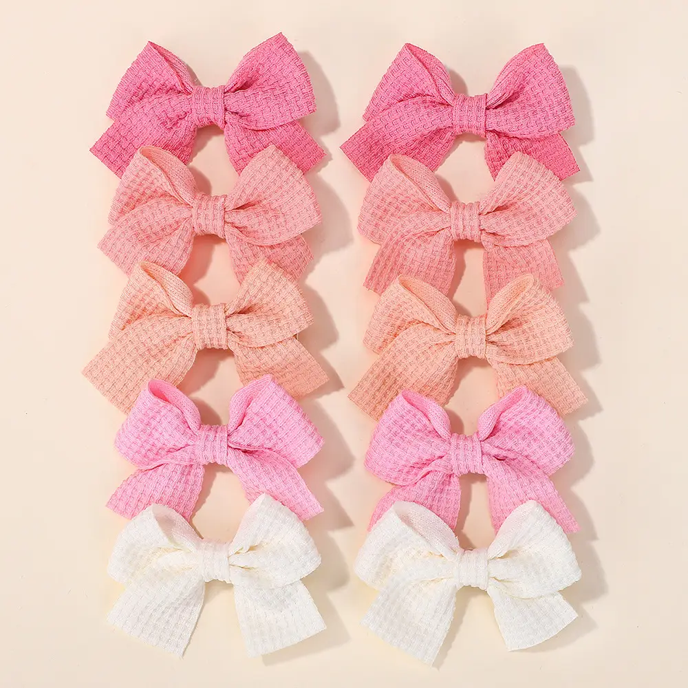 Pink Bow Hairpin for Girls 3 Pcs - Image 21