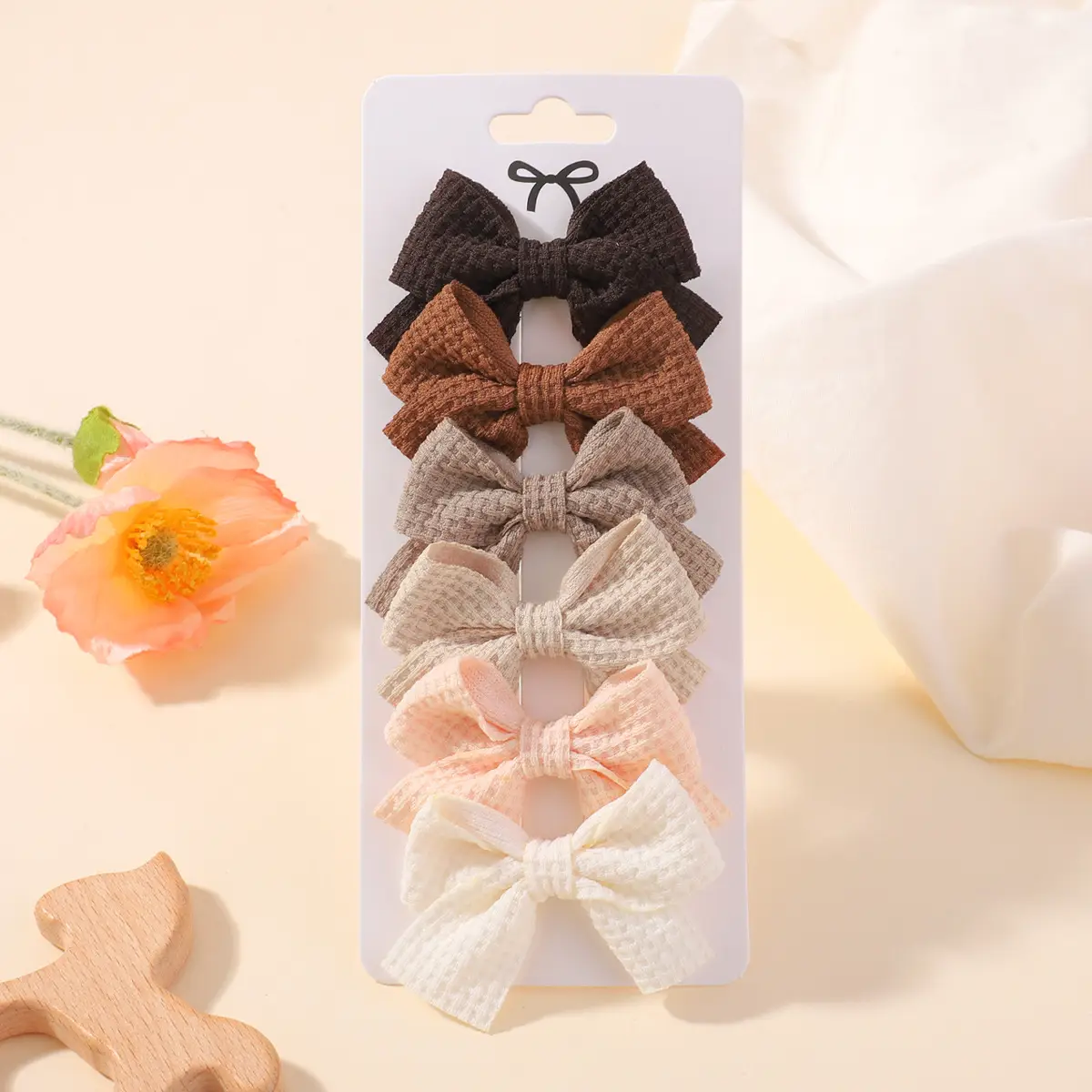 Pink Bow Hairpin for Girls 3 Pcs - Image 28