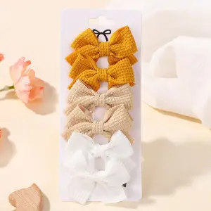 Pink Bow Hairpin for Girls 3 Pcs - Image 33