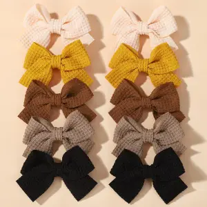 Pink Bow Hairpin for Girls 3 Pcs - Image 35