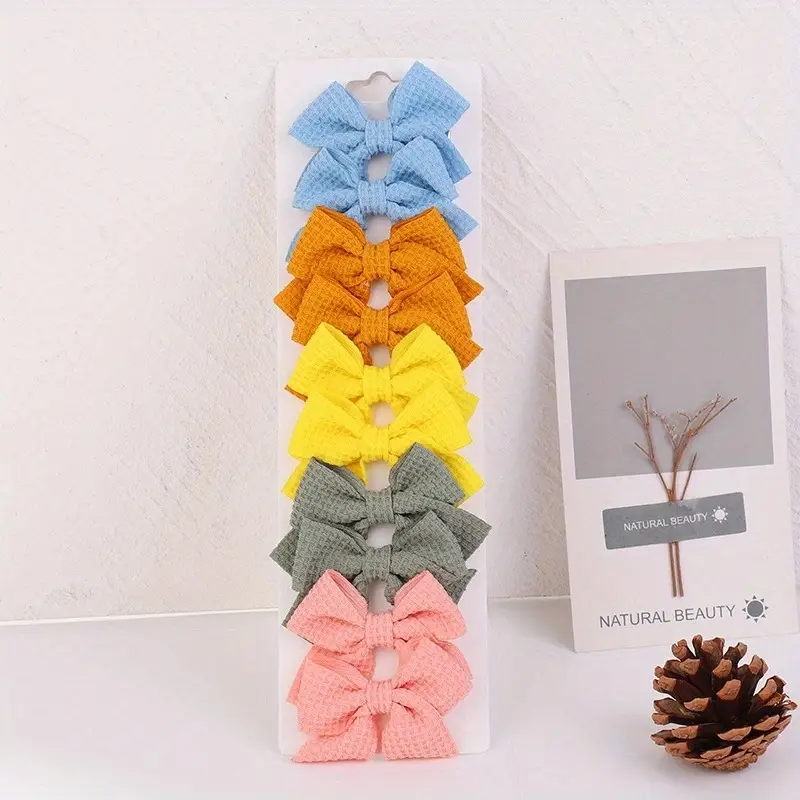 Pink Bow Hairpin for Girls 3 Pcs - Image 3