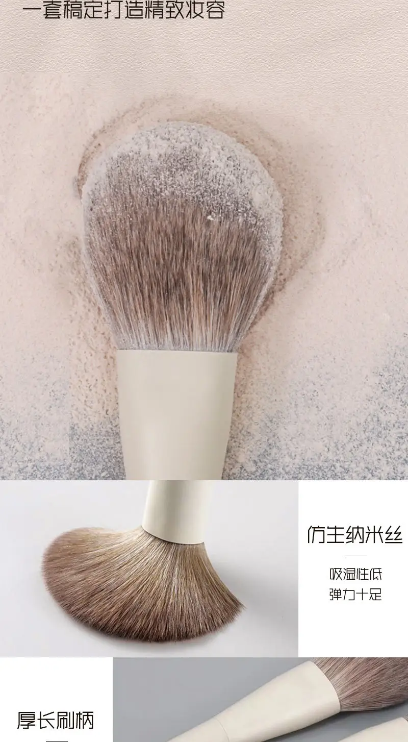 10 Piece Makeup Brushes Set for Blush, Concealer, Eyeshadow β feature 3