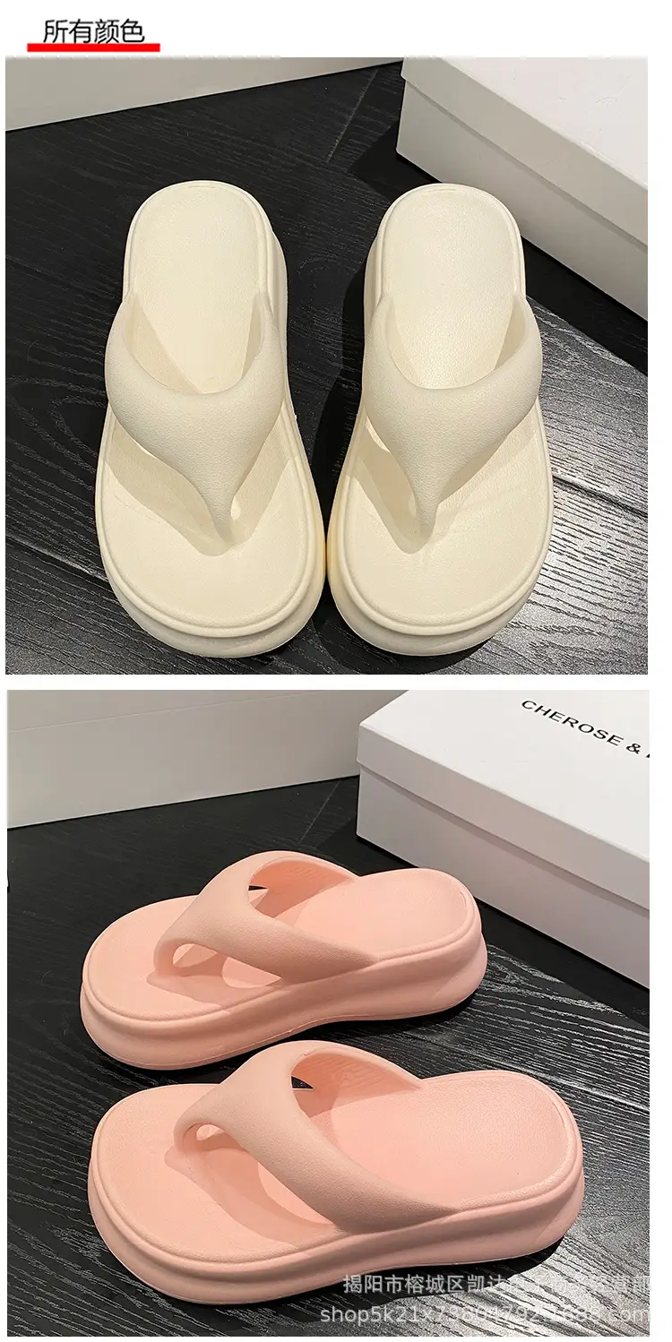 EVA Flip Flops Summer High Heel Drooping Slippers — feature 12