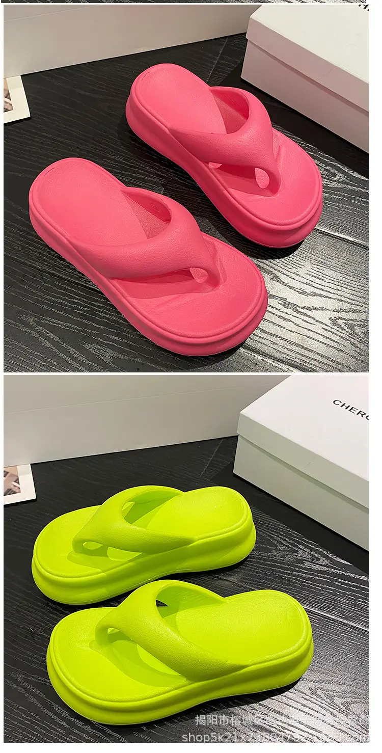 EVA Flip Flops Summer High Heel Drooping Slippers — feature 14