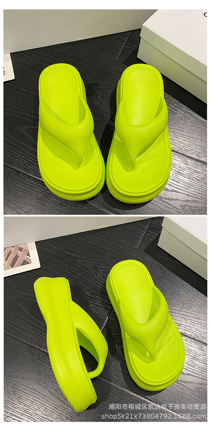 EVA Flip Flops Summer High Heel Drooping Slippers — feature 15