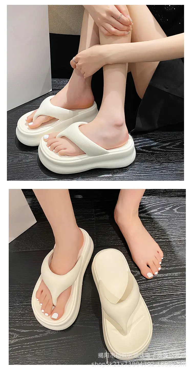 EVA Flip Flops Summer High Heel Drooping Slippers — feature 8