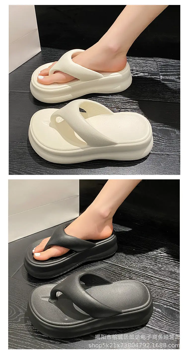 EVA Flip Flops Summer High Heel Drooping Slippers — feature 9