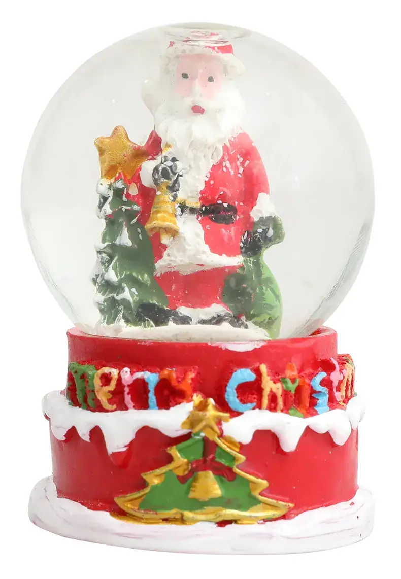 Cross-Border Glass Christmas Snowflakes Santa Claus Crystal Balls — feature 13