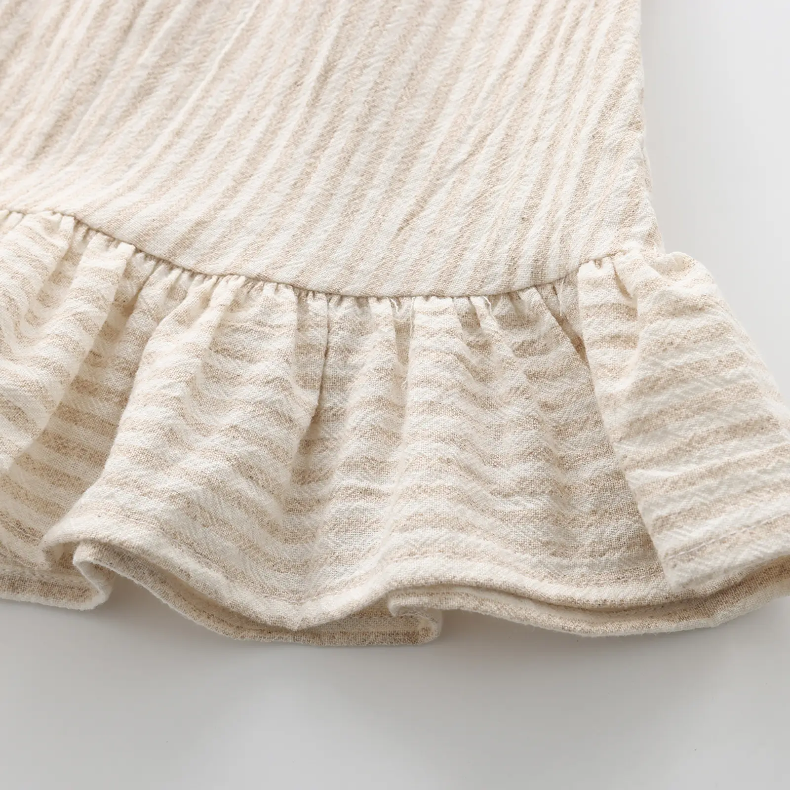 Baby Striped Lace Robe Infant Toddler Coveralls — feature 14