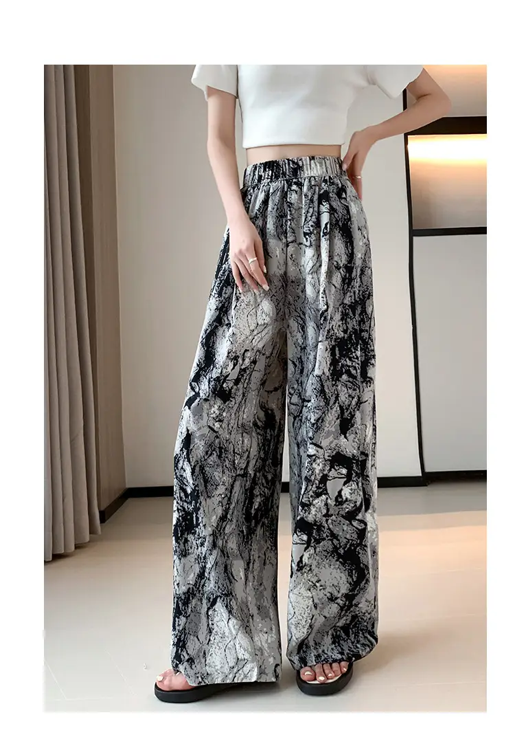 Women Tie-Dye Wide Leg Pants High Waist 2023 — feature 12