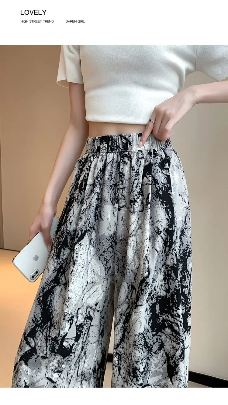 Women Tie-Dye Wide Leg Pants High Waist 2023 — feature 13