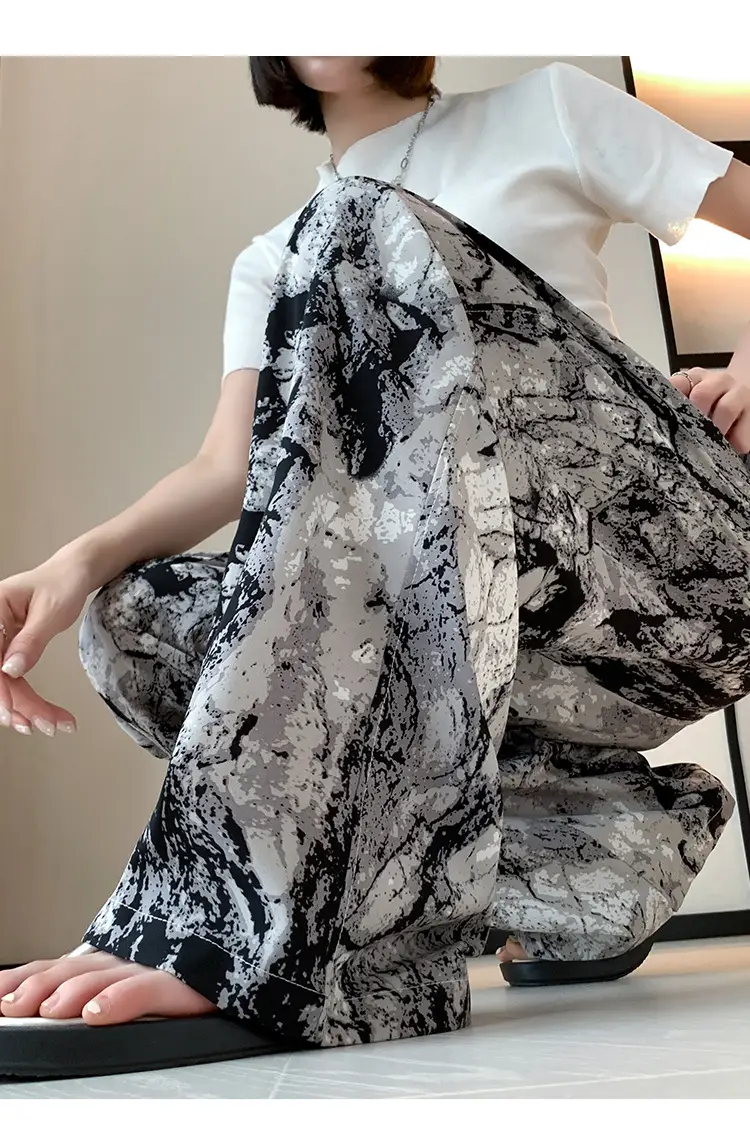 Women Tie-Dye Wide Leg Pants High Waist 2023 — feature 15