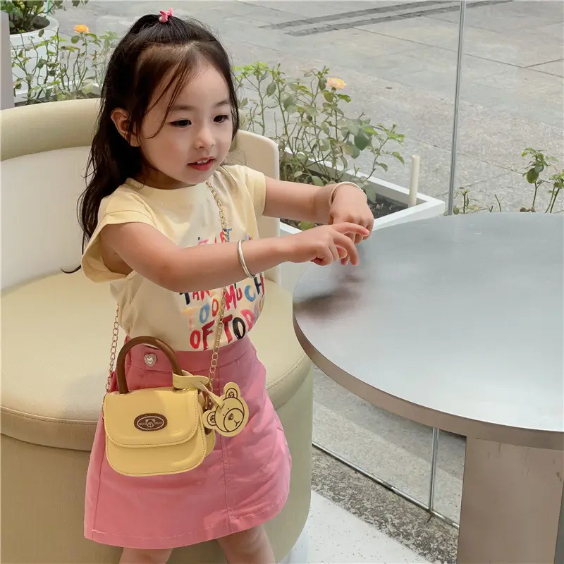 Cute Cartoon Bear Mini Handbag for Girls - Image 7