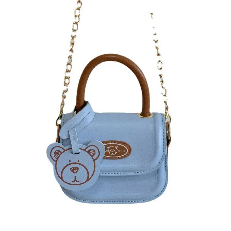 Cute Cartoon Bear Mini Handbag for Girls - Image 8