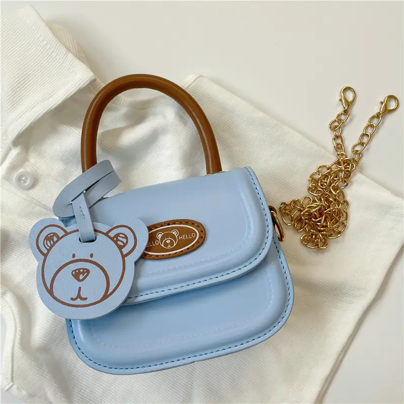 Cute Cartoon Bear Mini Handbag for Girls - Image 2