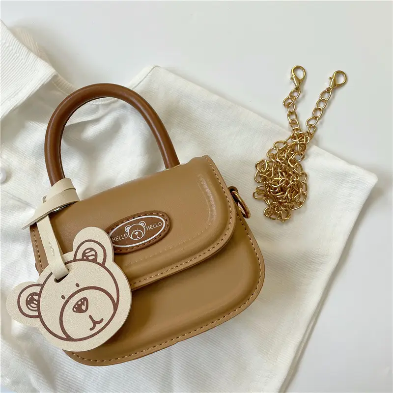 Cute Cartoon Bear Mini Handbag for Girls - Image 3