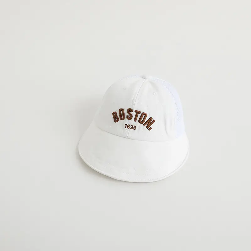 Boston 1928 Embroidered White Peaked Cap