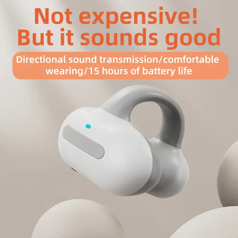 Bluetooth Headset with Ear Clip for Men Women
