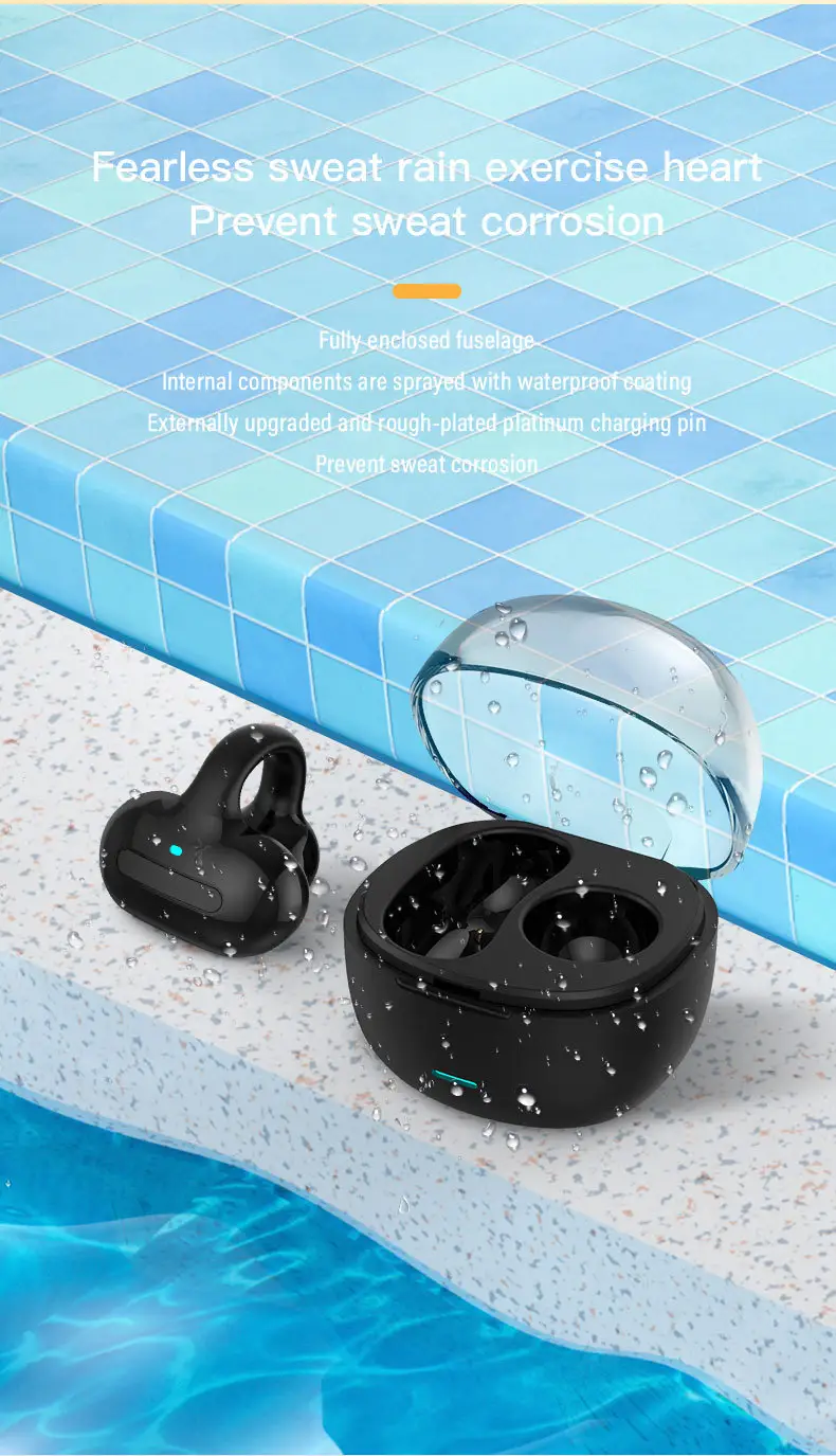 Bluetooth Headset with Ear Clip for Men Women — feature 10