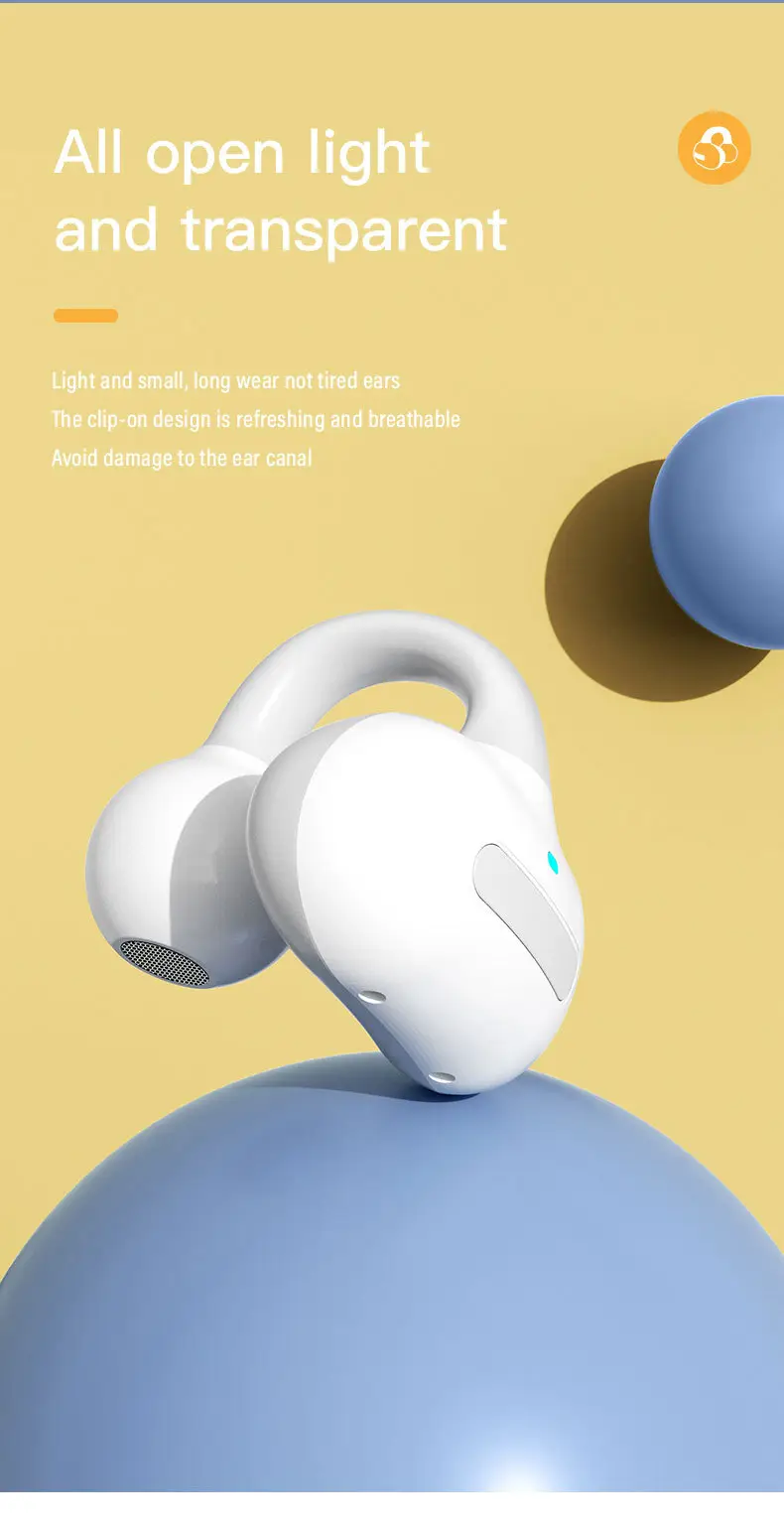 Bluetooth Headset with Ear Clip for Men Women — feature 3
