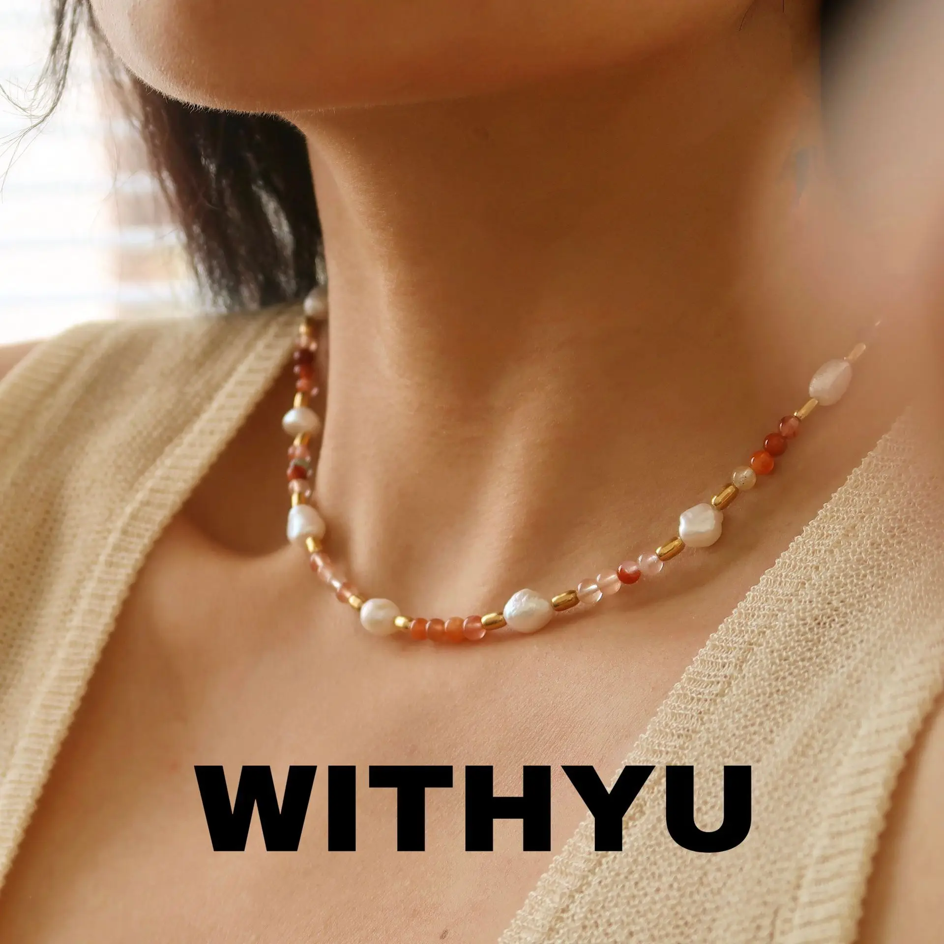 Yuyu Jewelry Colorful Beaded Necklace Bracelet Natural Stone Crystal - Image 11