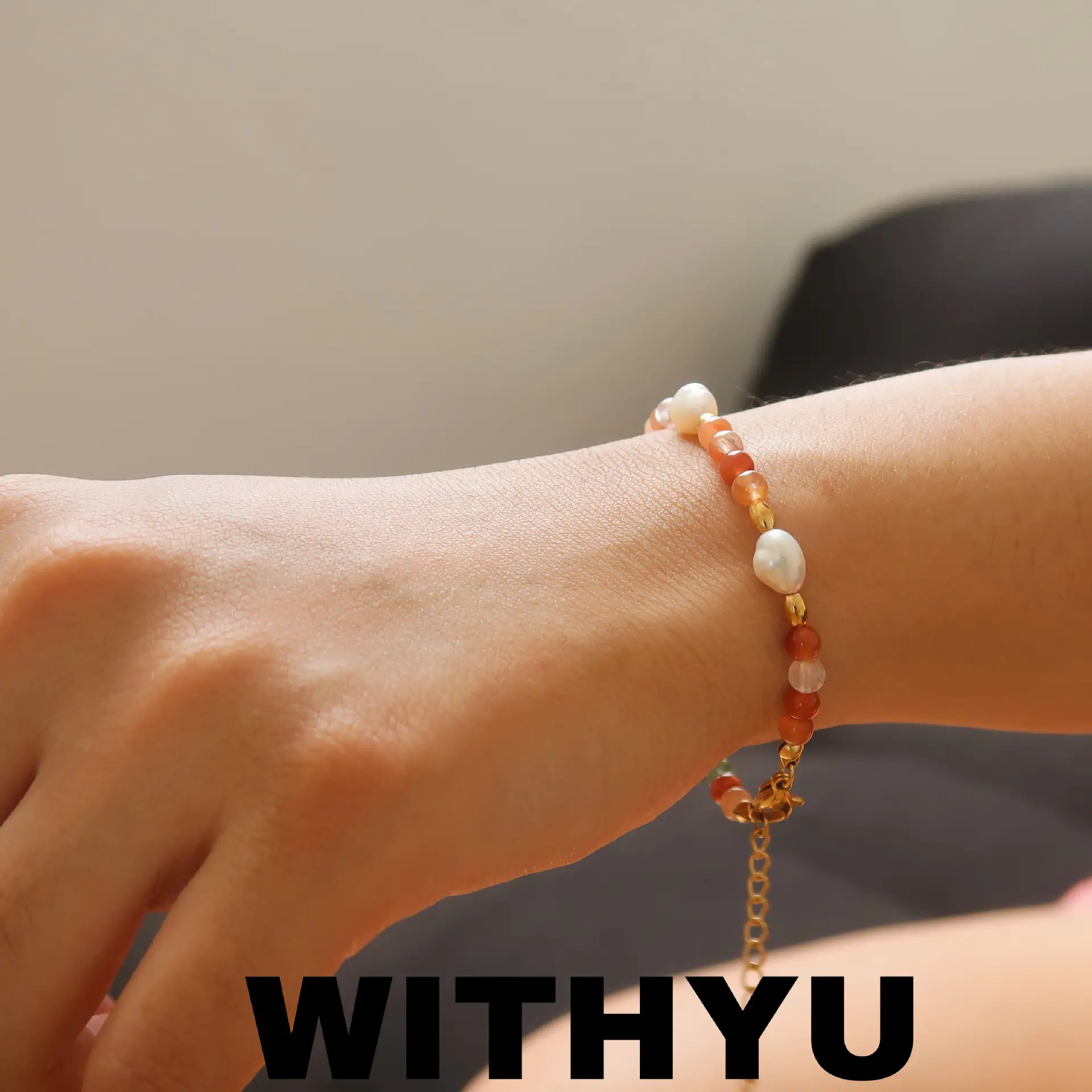Yuyu Jewelry Colorful Beaded Necklace Bracelet Natural Stone Crystal - Image 2