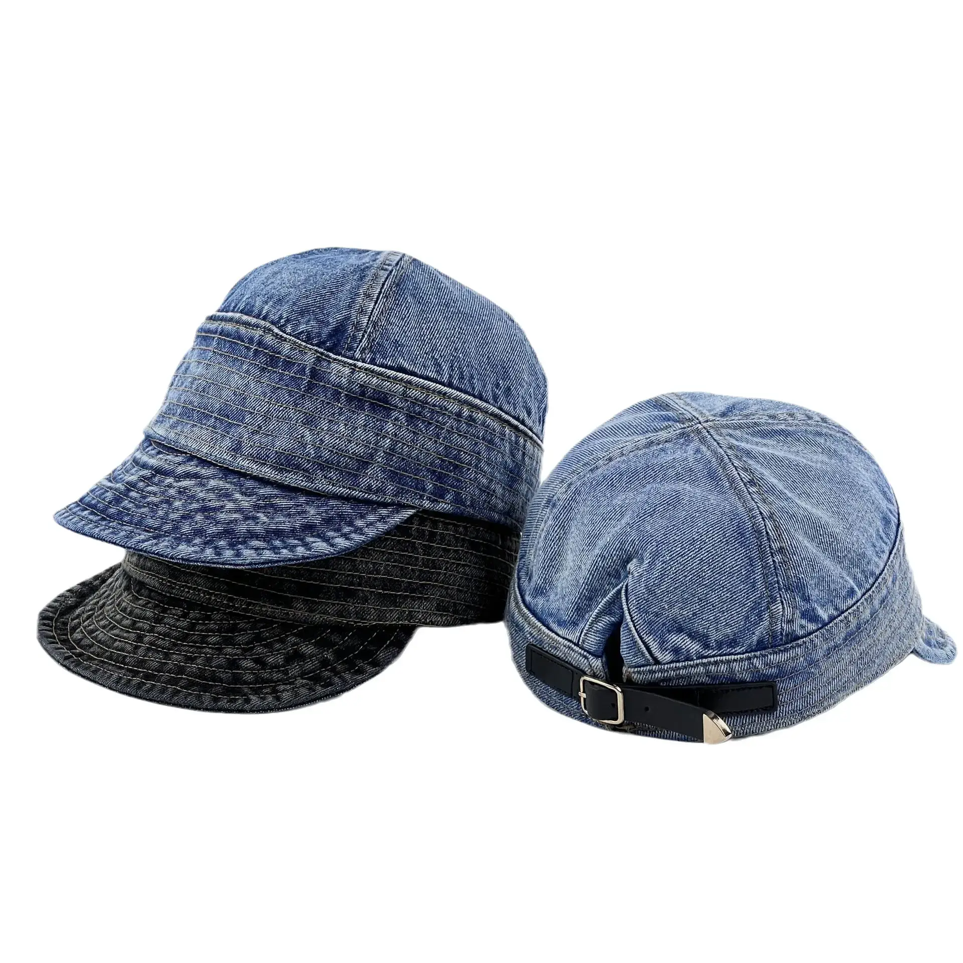 Men's Blue Denim Eave Cowboy Hat with Soft Inner - Image 8