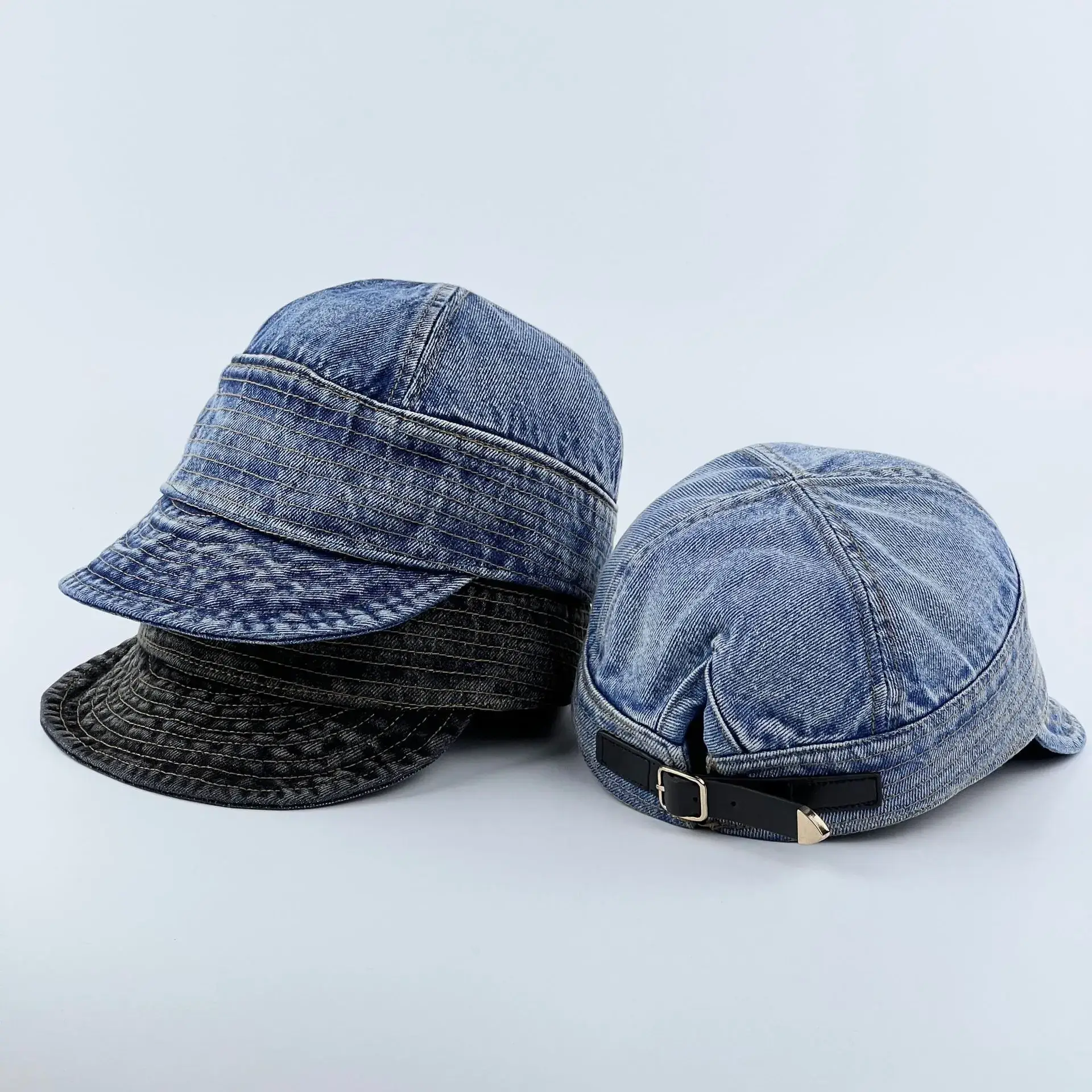 Men's Blue Denim Eave Cowboy Hat with Soft Inner — feature 1